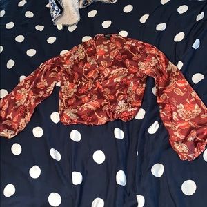 Satin Charlotte Rousse Blouse